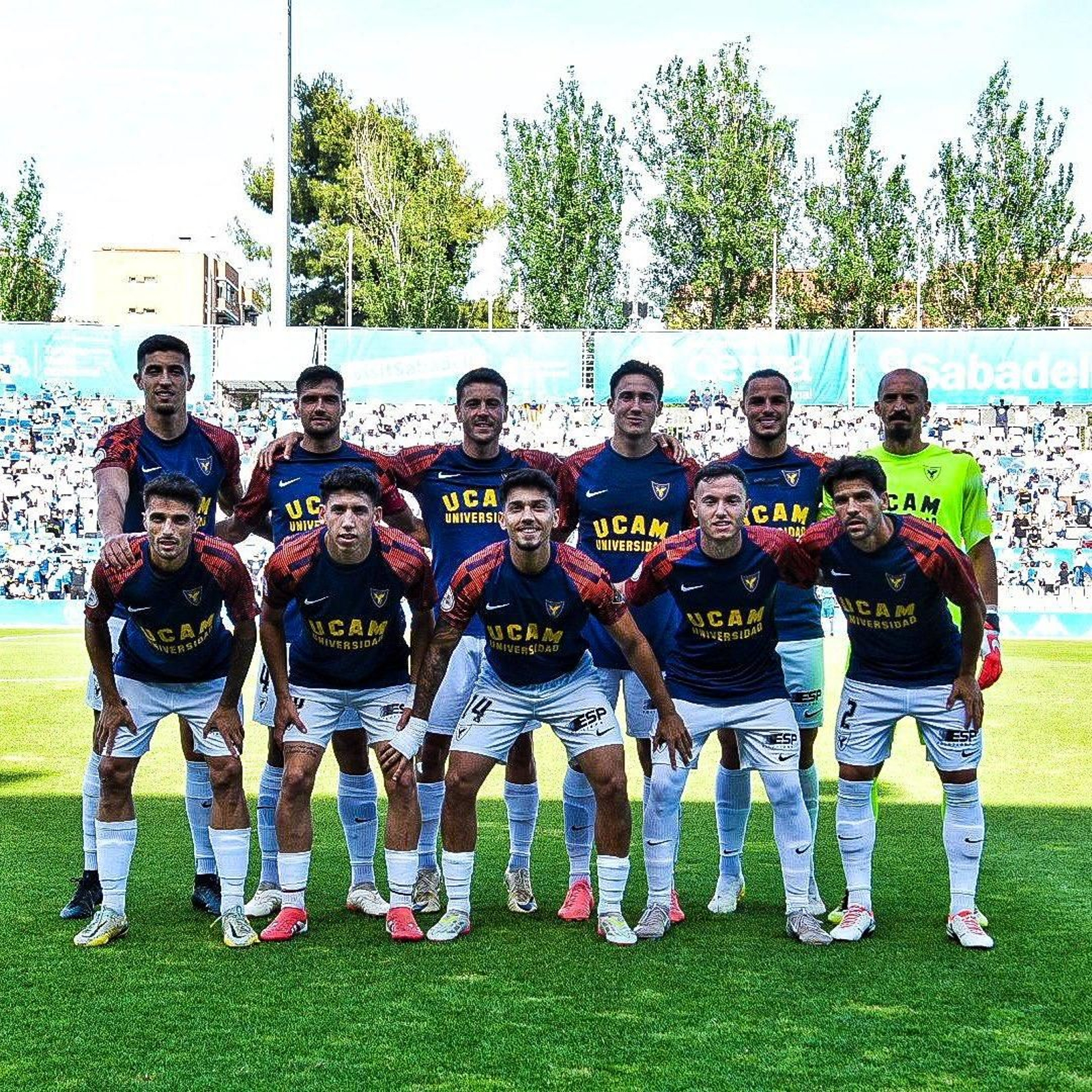 Once presentado por el UCAM Murcia en su partido contra el Sabadell con el almeriense Javi Ramírez partiendo de inicio.