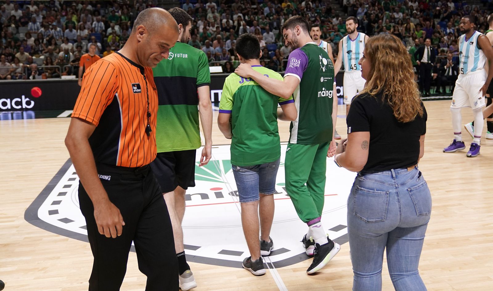 Fernando Calatrava, antes del Unicaja-Joventut.