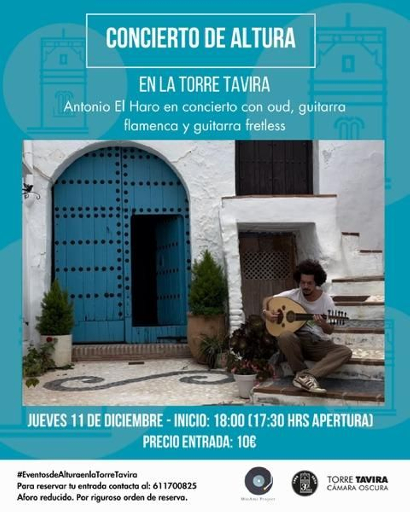 Una vista parcial del carel del concerto de Antonio Álvarez 'El Haro'.