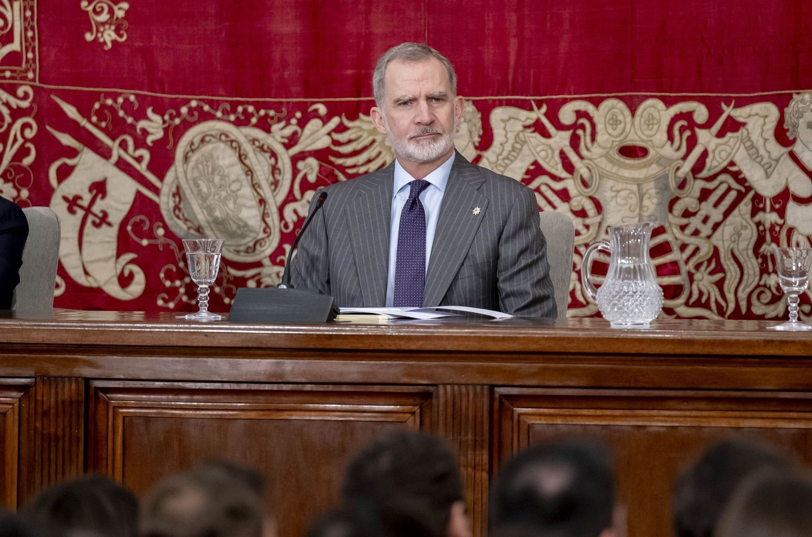 El rey Felipe VI preside un acto celebrado esta semana.