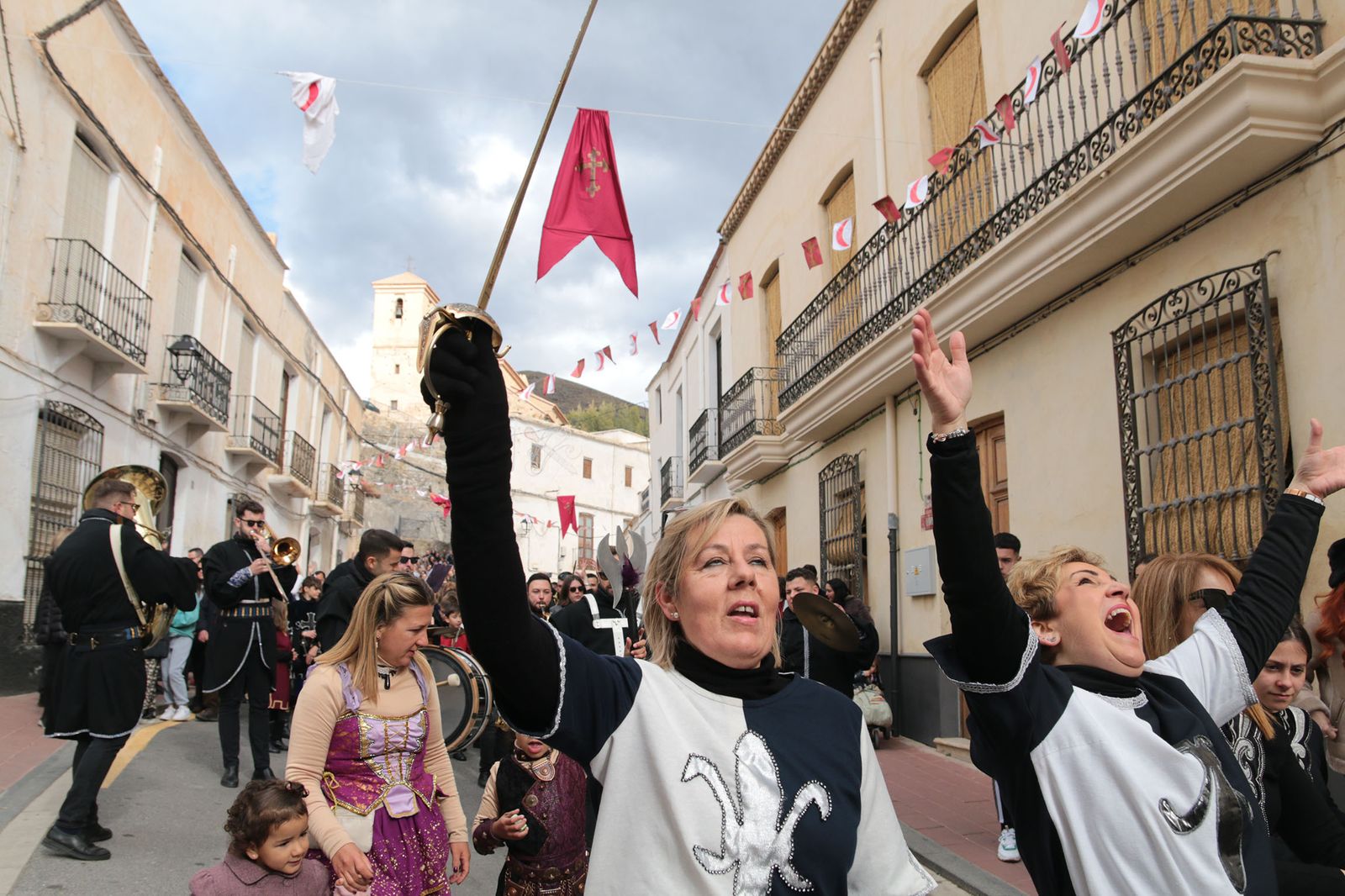 Los Moros y Cristianos de Gérgal se enfrentan en las fiestas de San Sebastián