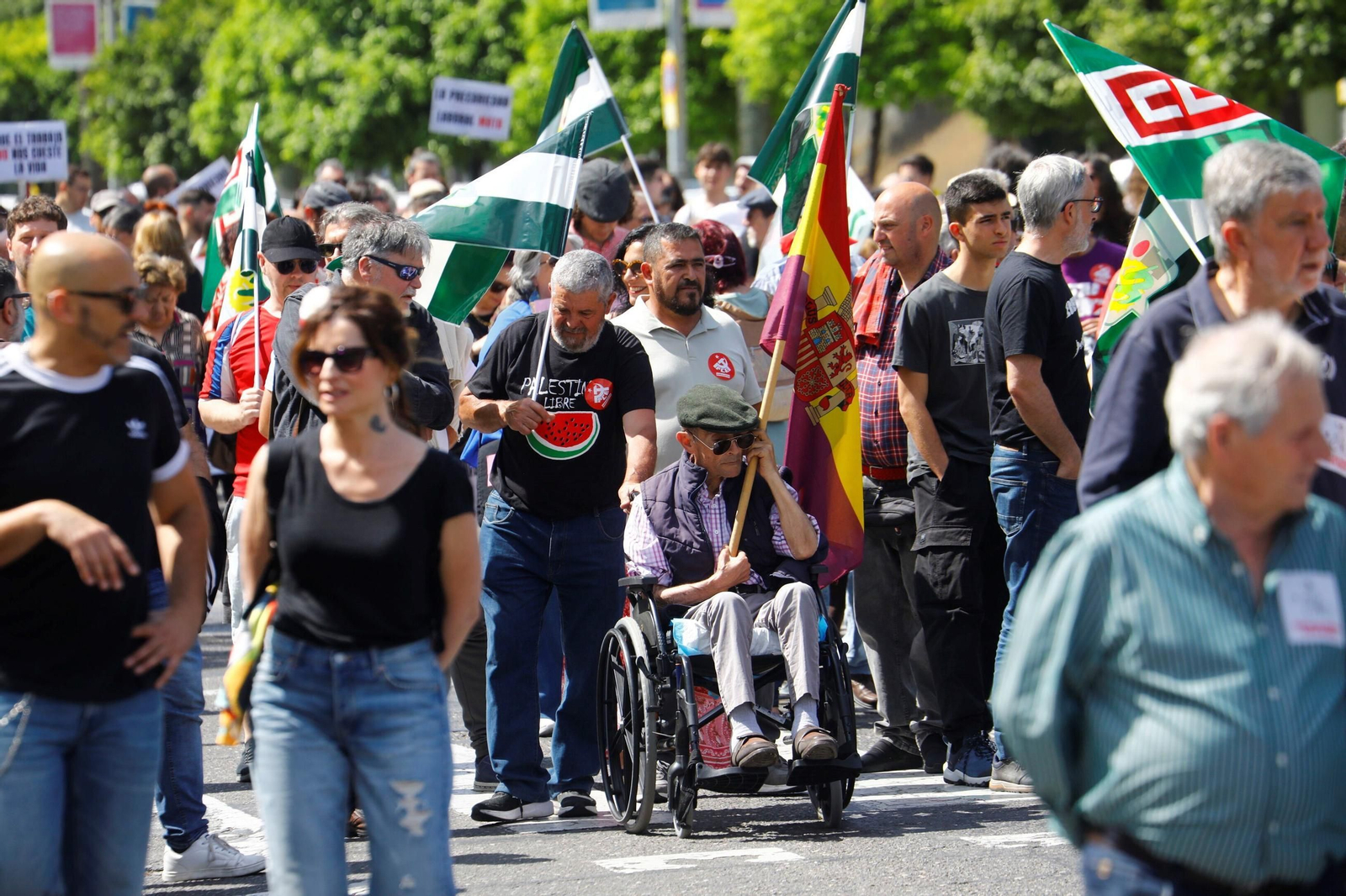 Todas las imágenes de la manifestación del 1 de mayo en Córdoba Todas las imágenes de la manifestación del 1 de mayo en Córdoba