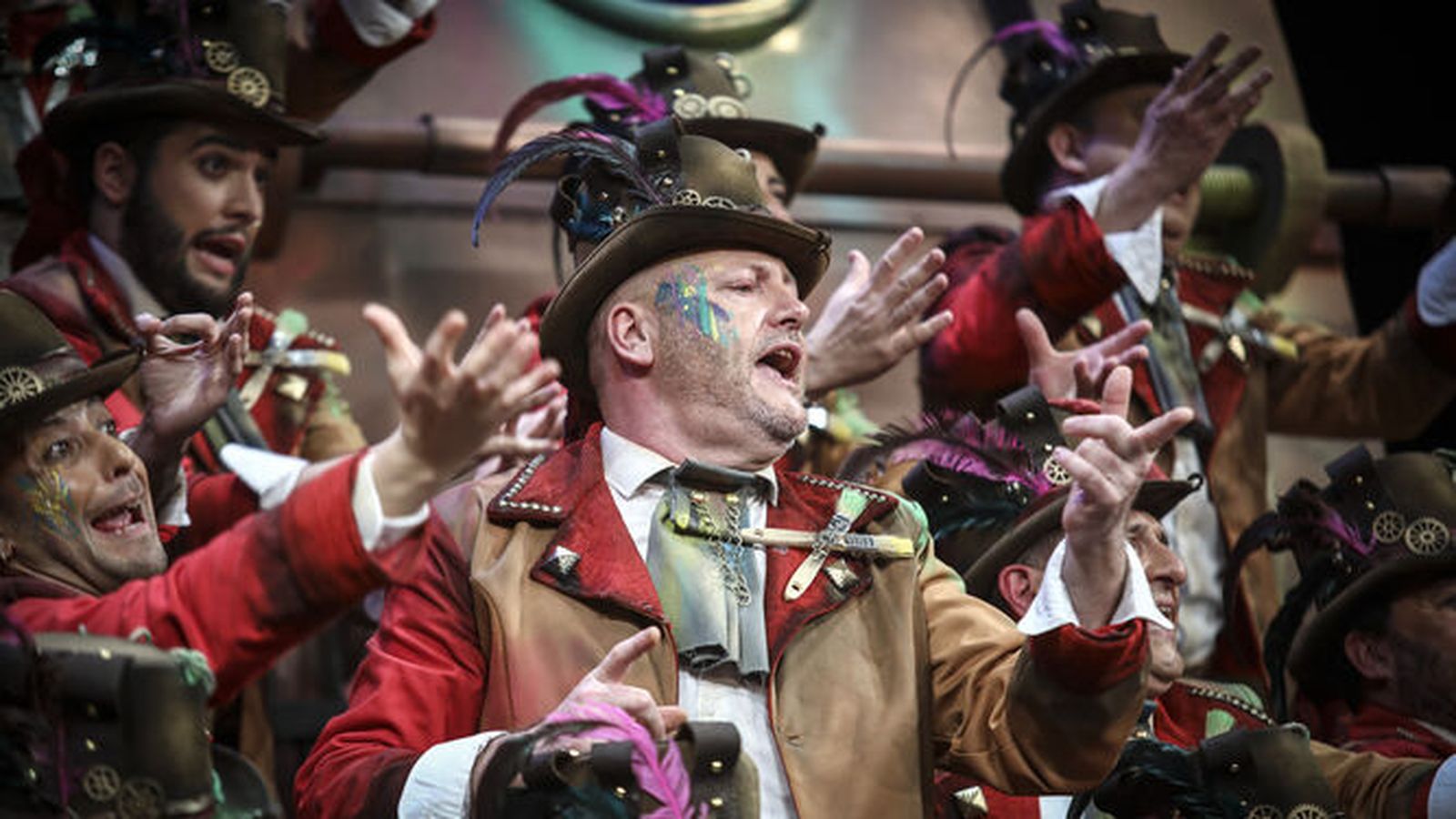 El coro Creaciones S.A., de Nandi Migueles, en el COAC 2020.