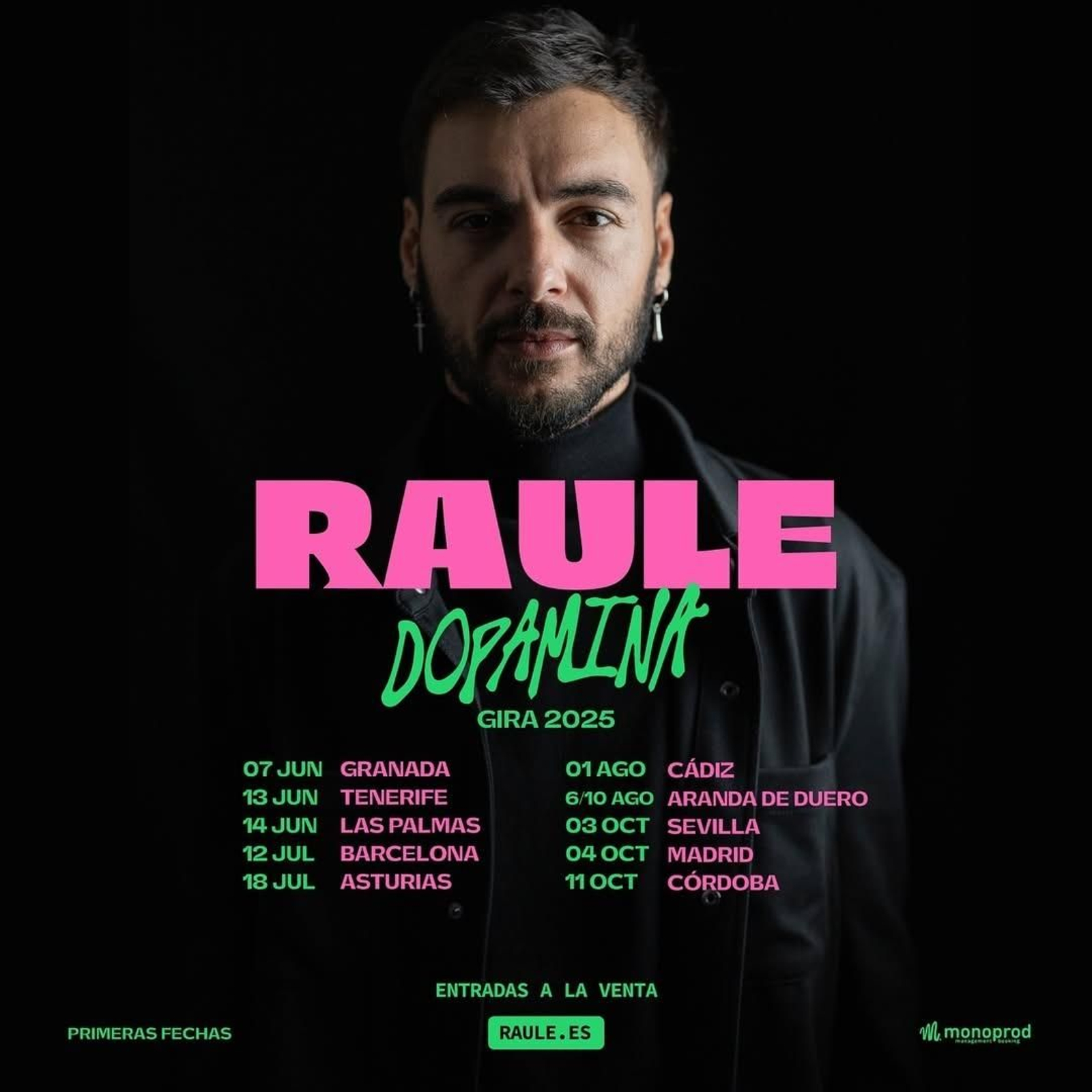 Promoción de la gira de Raule.