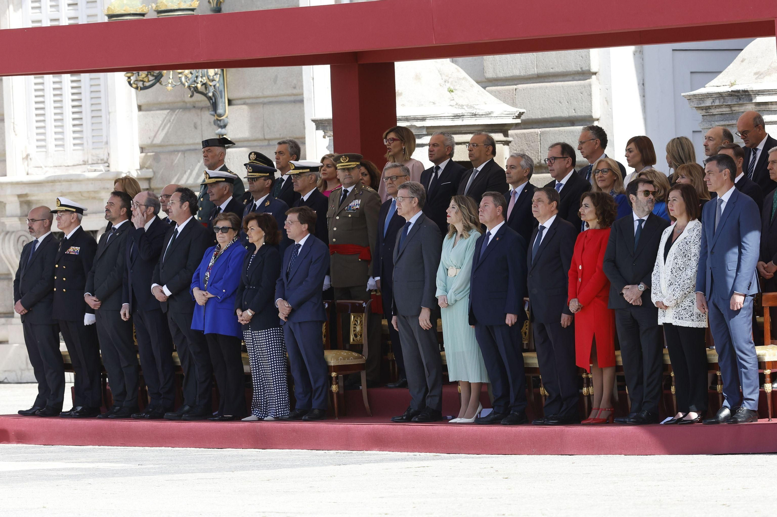 Los Reyes presiden los actos del bicentenario de la Policía Nacional