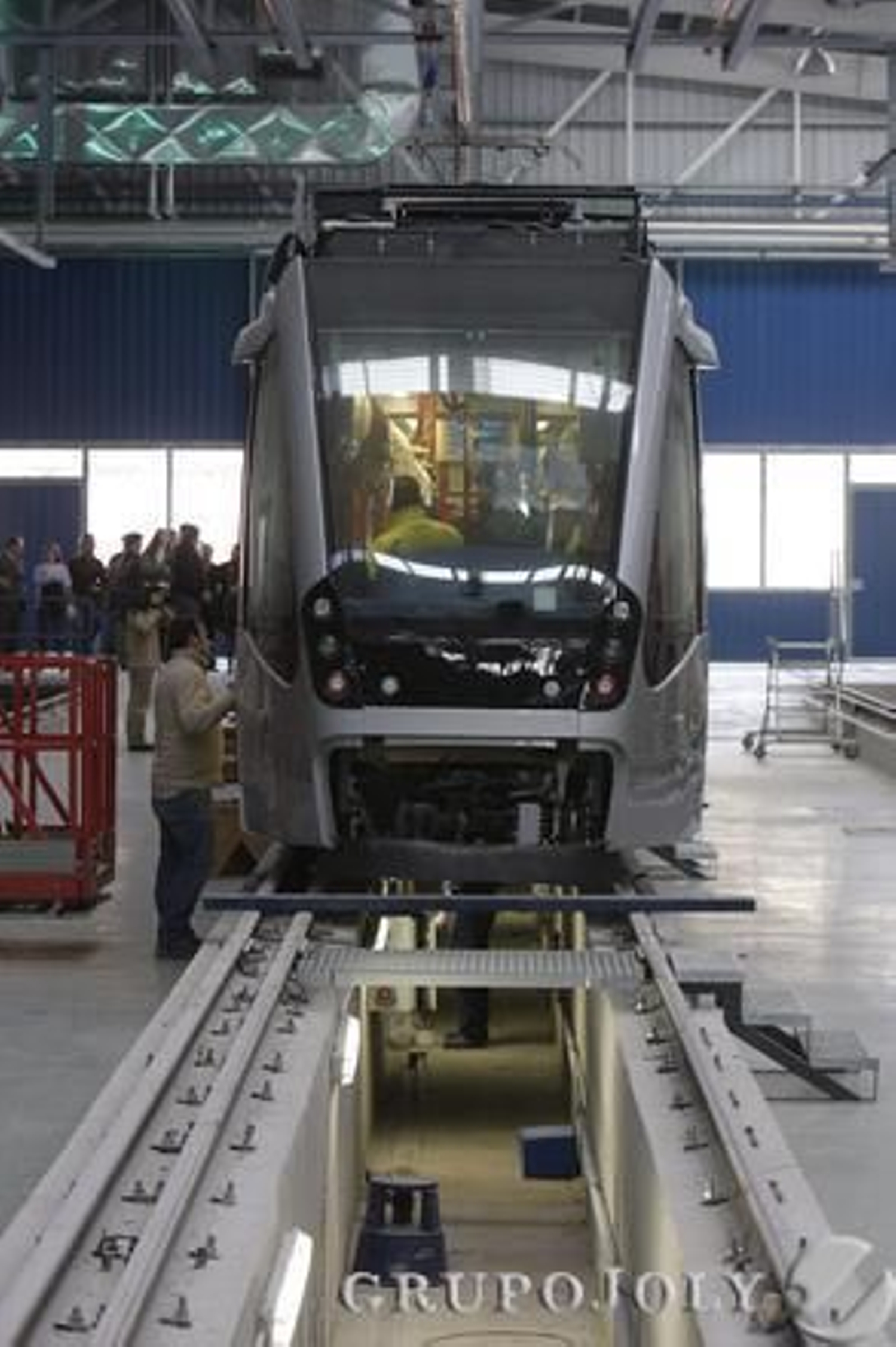 Fábrica de tranvías CAF en Linares (Jaén).

Foto: José Ángel García