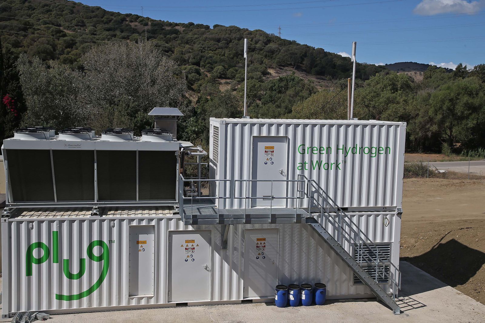 La planta de hidrógeno verde de Guadacorte - Coagener, en imágenes
