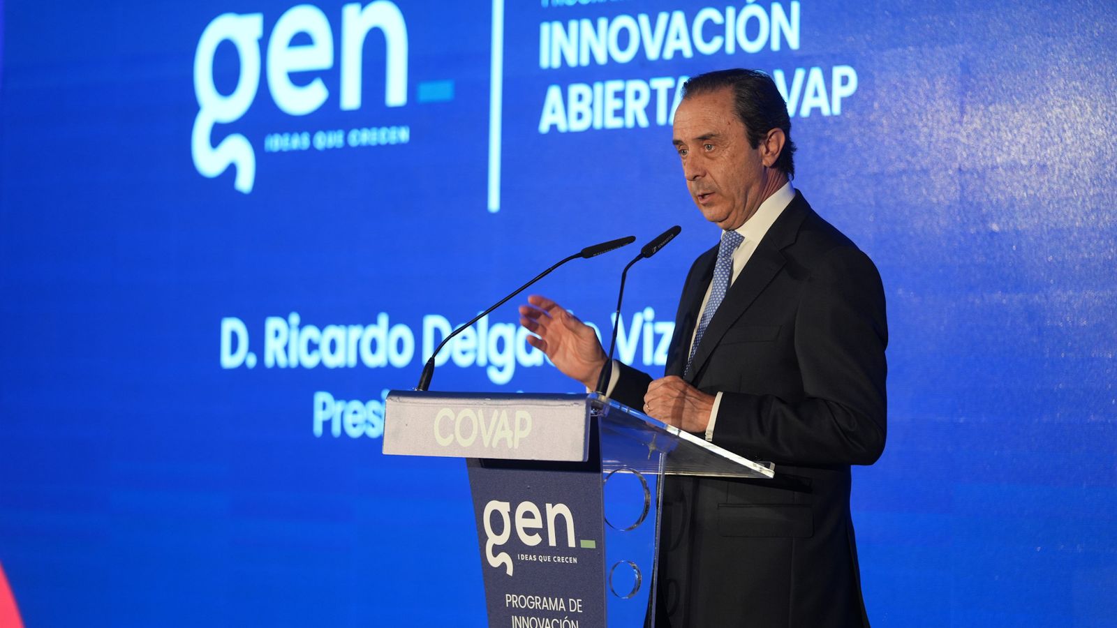 Intervención del presidente de Covap, Ricardo Delgado Vizcaíno