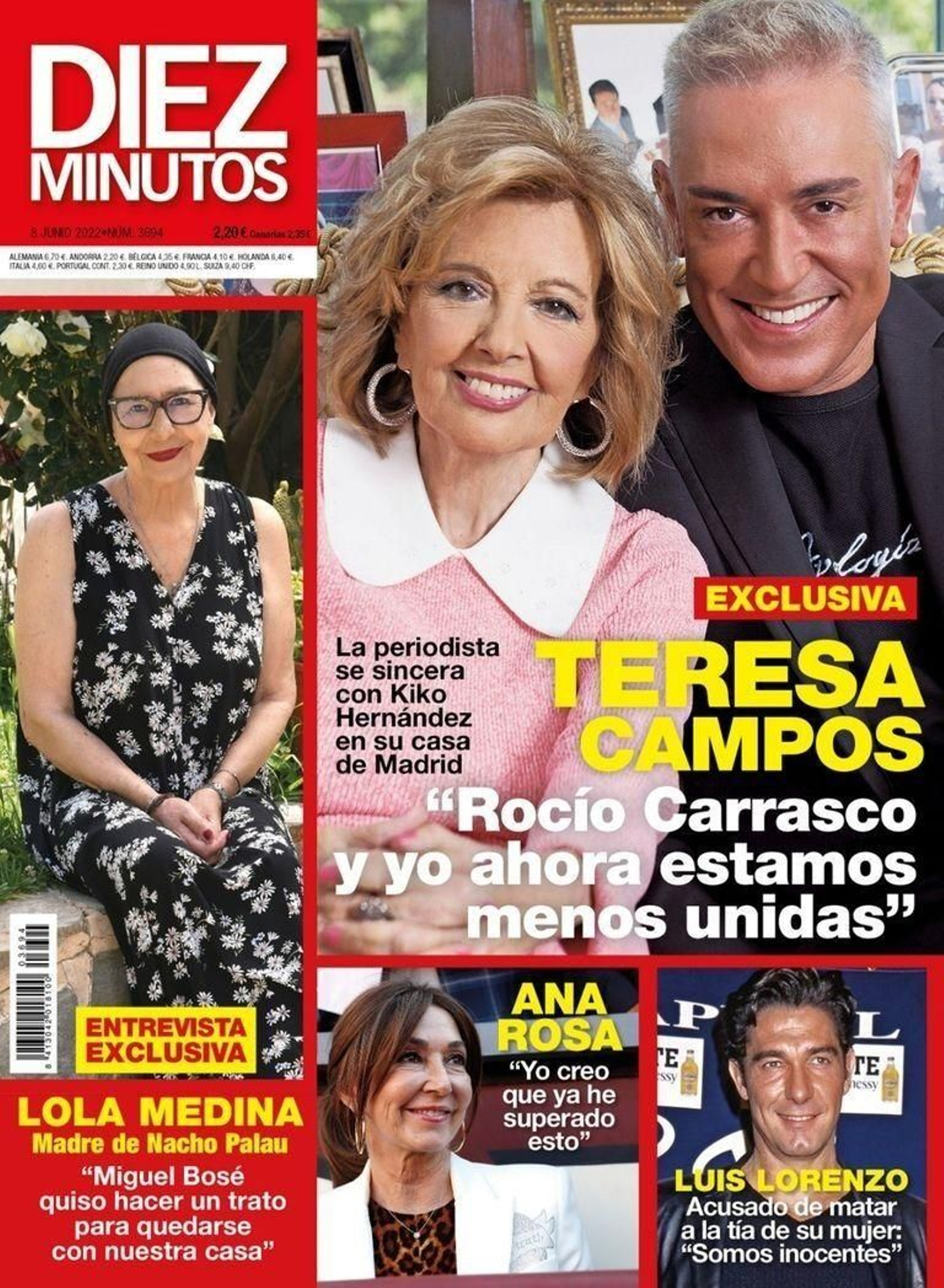Portada de 'Diez Minutos' de esta semana. Portada de 'Diez Minutos' de esta semana.
