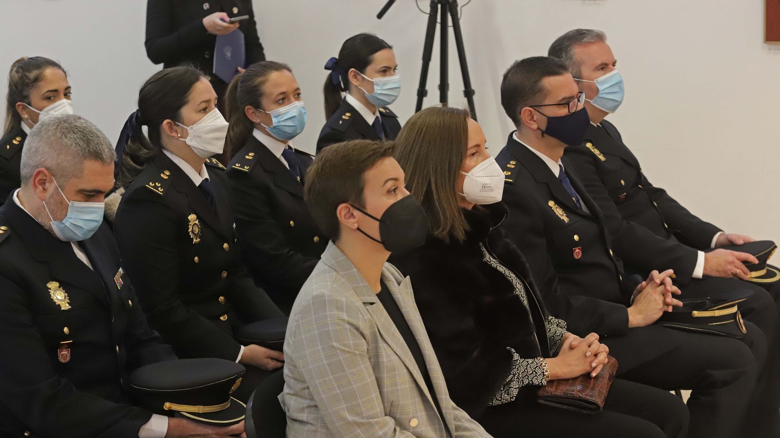 Fotos de la jura de cargo del nuevo comisario de la Policía Nacional en La Línea