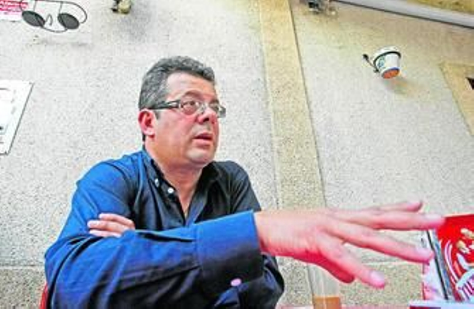 El abogado Raúl Píriz, en plena conversación con este medio.