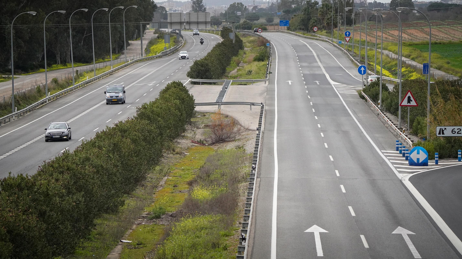 Agricultores y ganaderos vuelven a cortar la NIV en Jerez