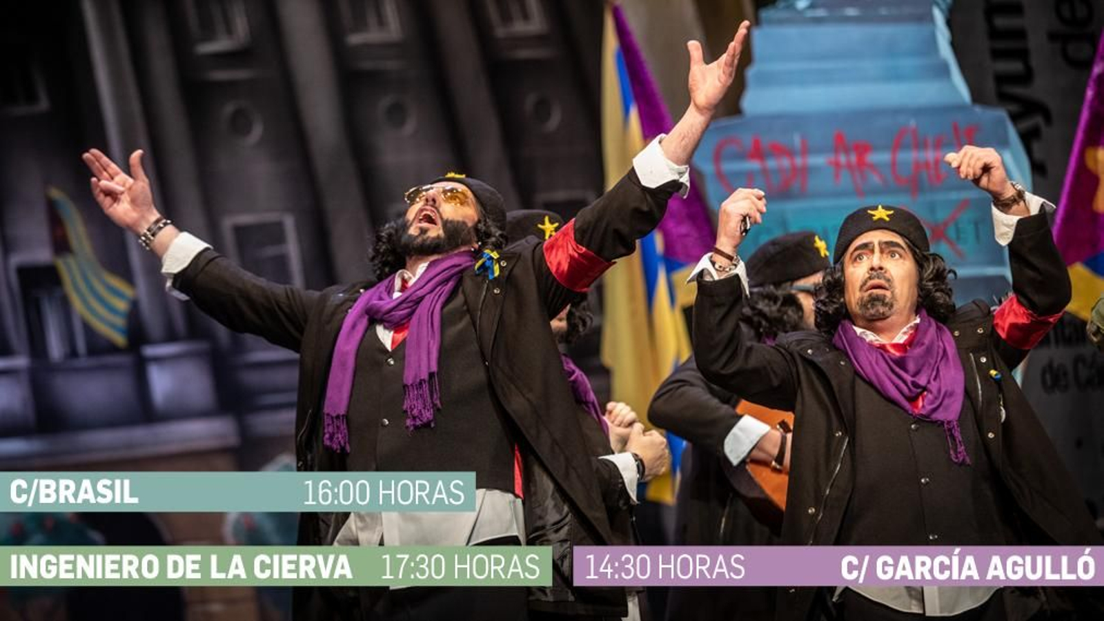 La chirigota de Juan Carlos Aragón 'Er Chele Vara'.