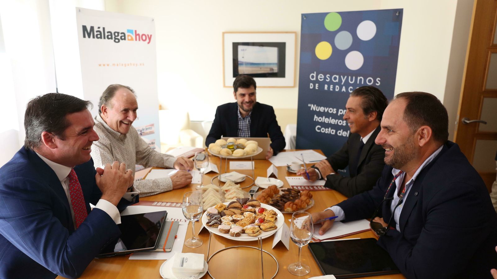 Un momento del debate celebrado en la sede de Málaga Hoy