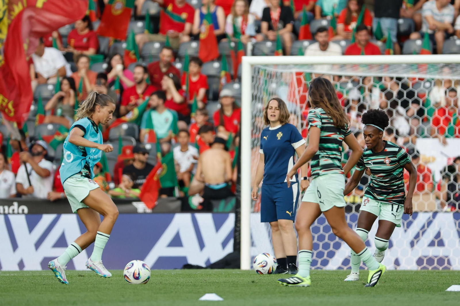 Las fotos del España - Portugal en la Eurocopa femenina