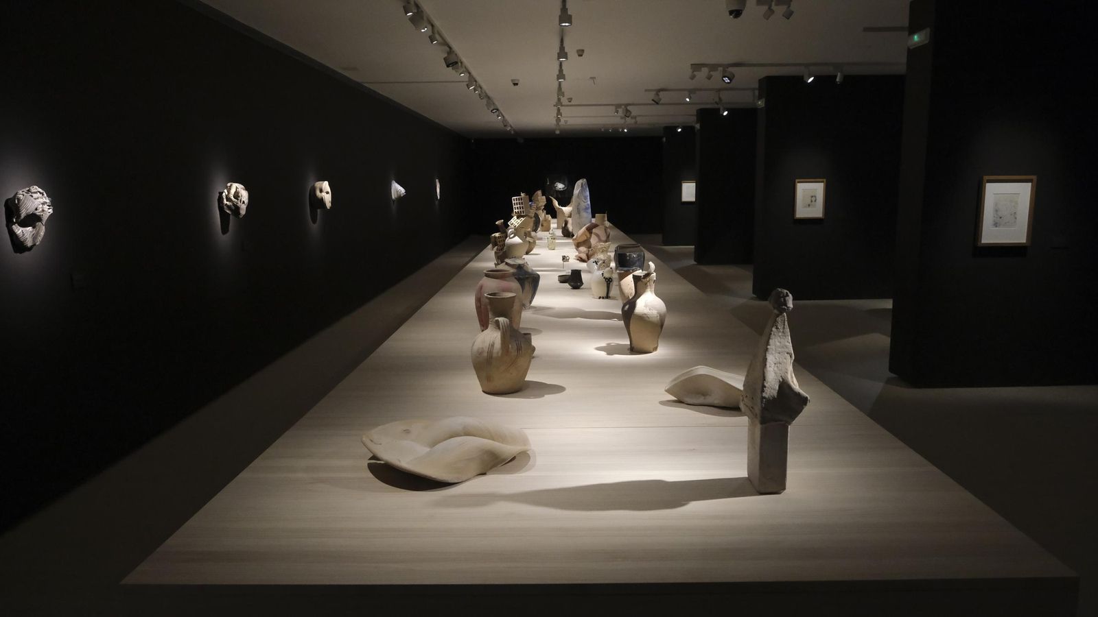 Aspecto de una de las salas de la exposición.