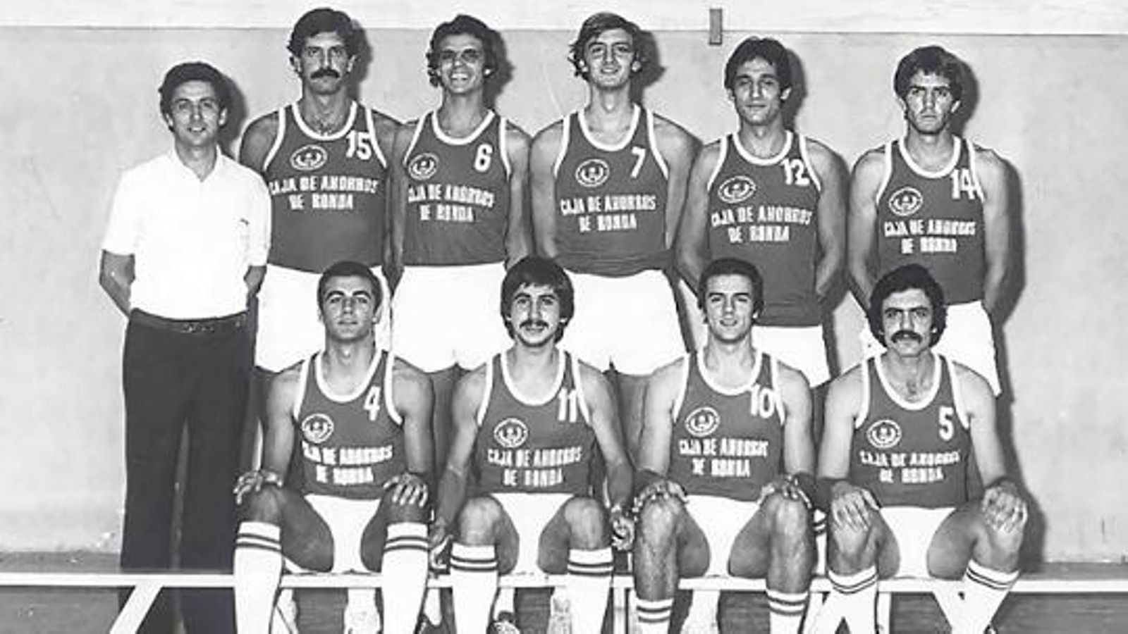 Manolo Rubia, con el número 14.