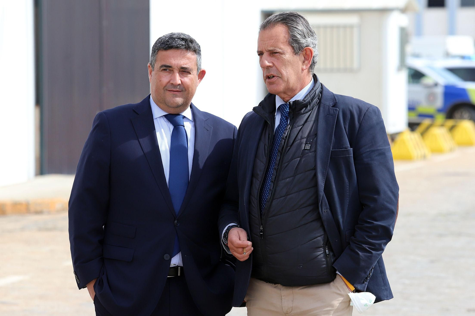 Imágenes del acto de inicio de las obras de la Marina Deportiva del Puerto de Huelva