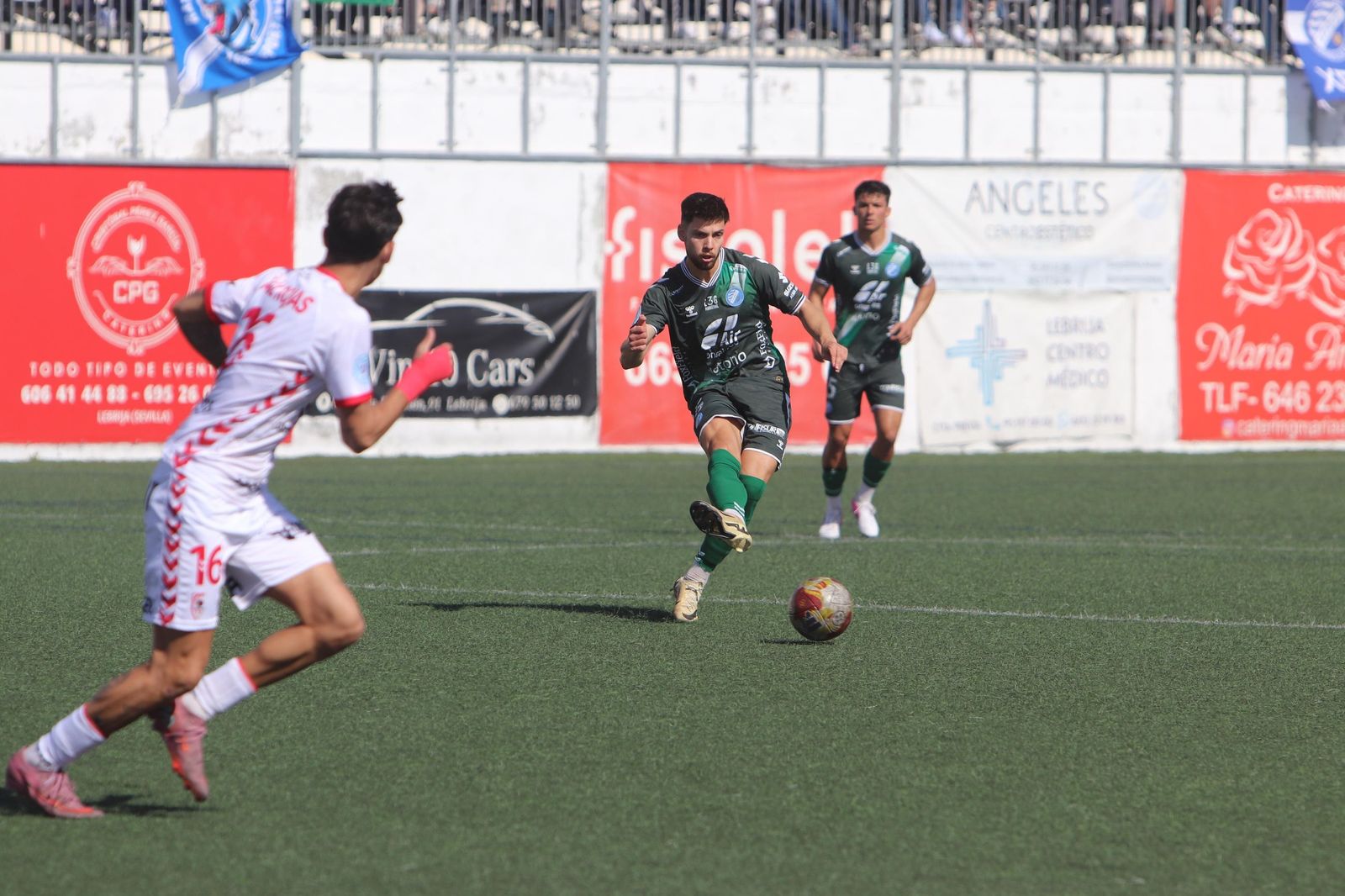 Rafa Parejo, en un momento del partido.