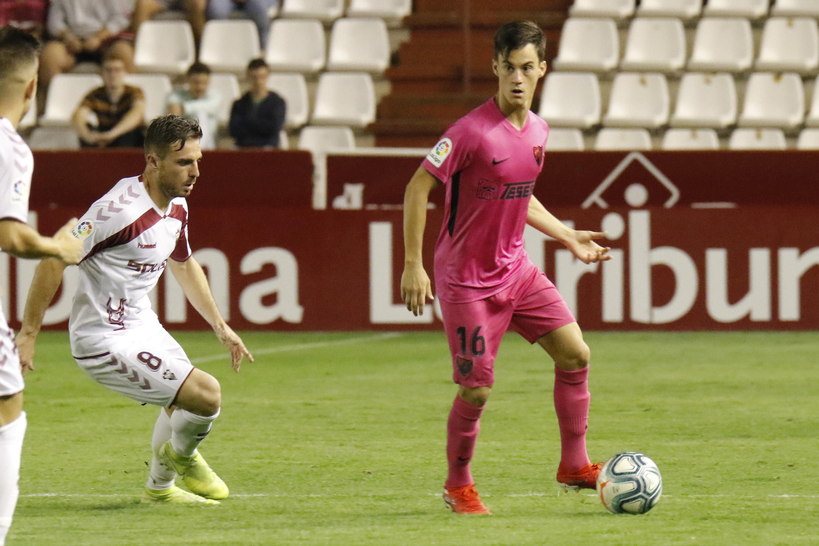 El Albacete-Málaga CF, en fotos