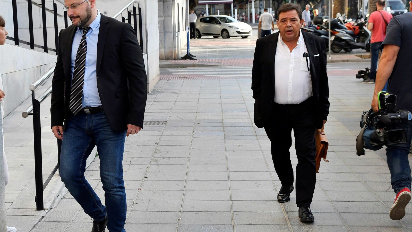 Sergio Martínez y Nicasio Marín, autores del informe forense alternativo.