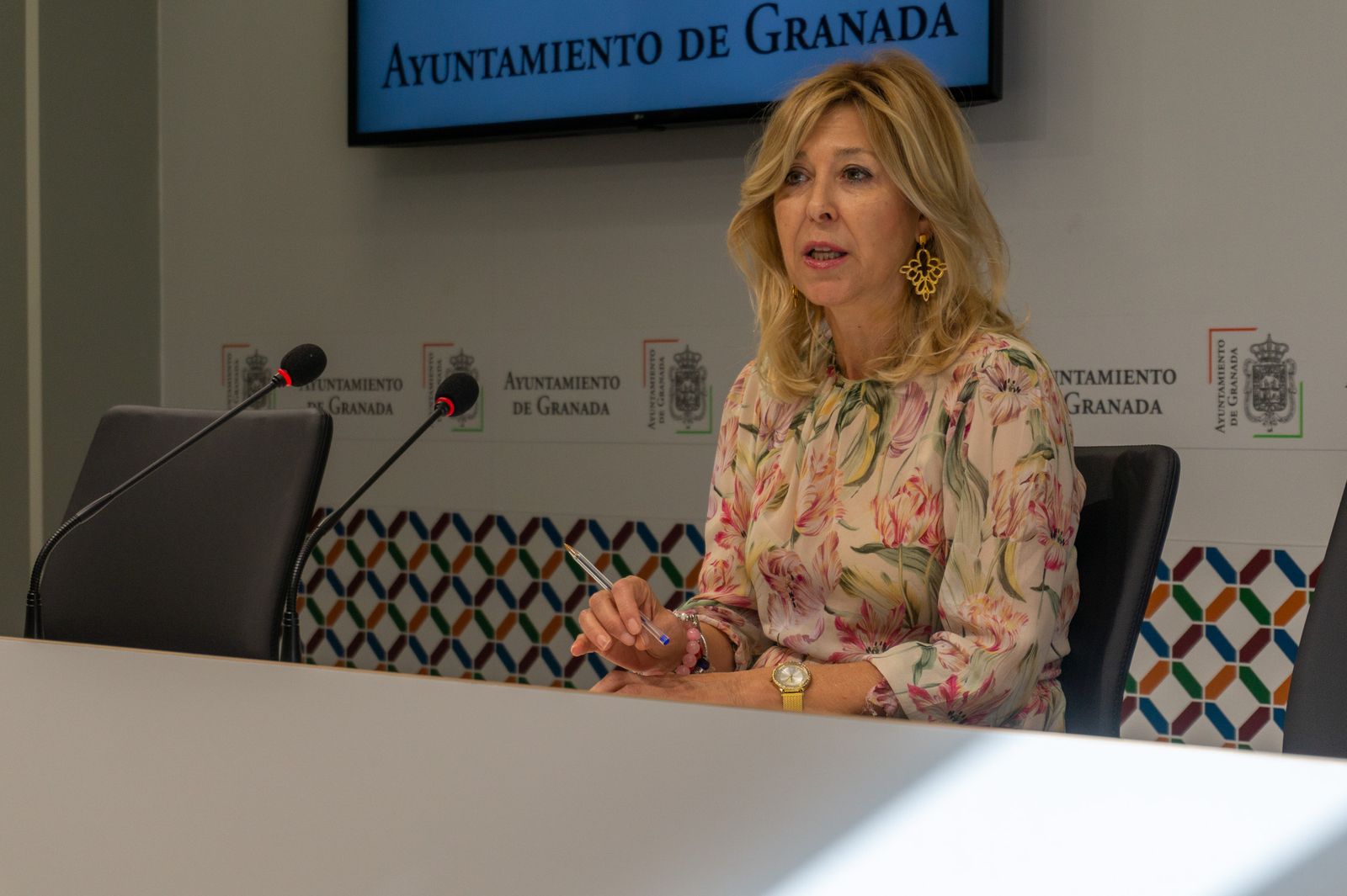 La concejal del PP en el Ayuntamiento de Granada Pepa Rubia