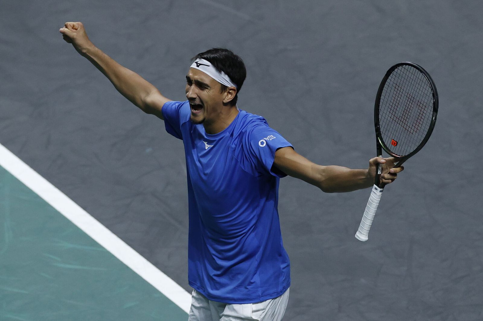 Denis Shapovalov - Lorenzo Sonego, en la Copa Davis de Málaga