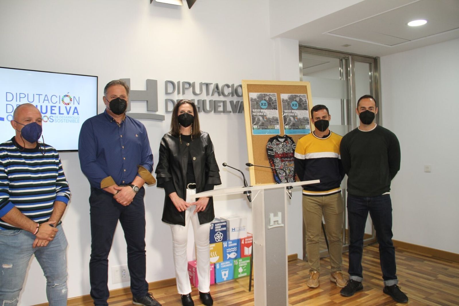 Un momento de la presentación de la prueba en la Diputación Provincial.