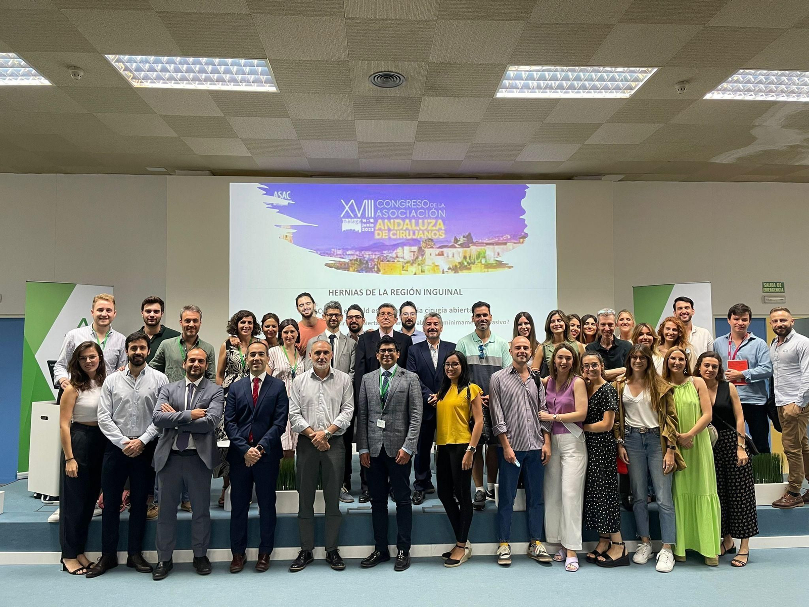 Reunión celebrada en el Clínico de Málaga.