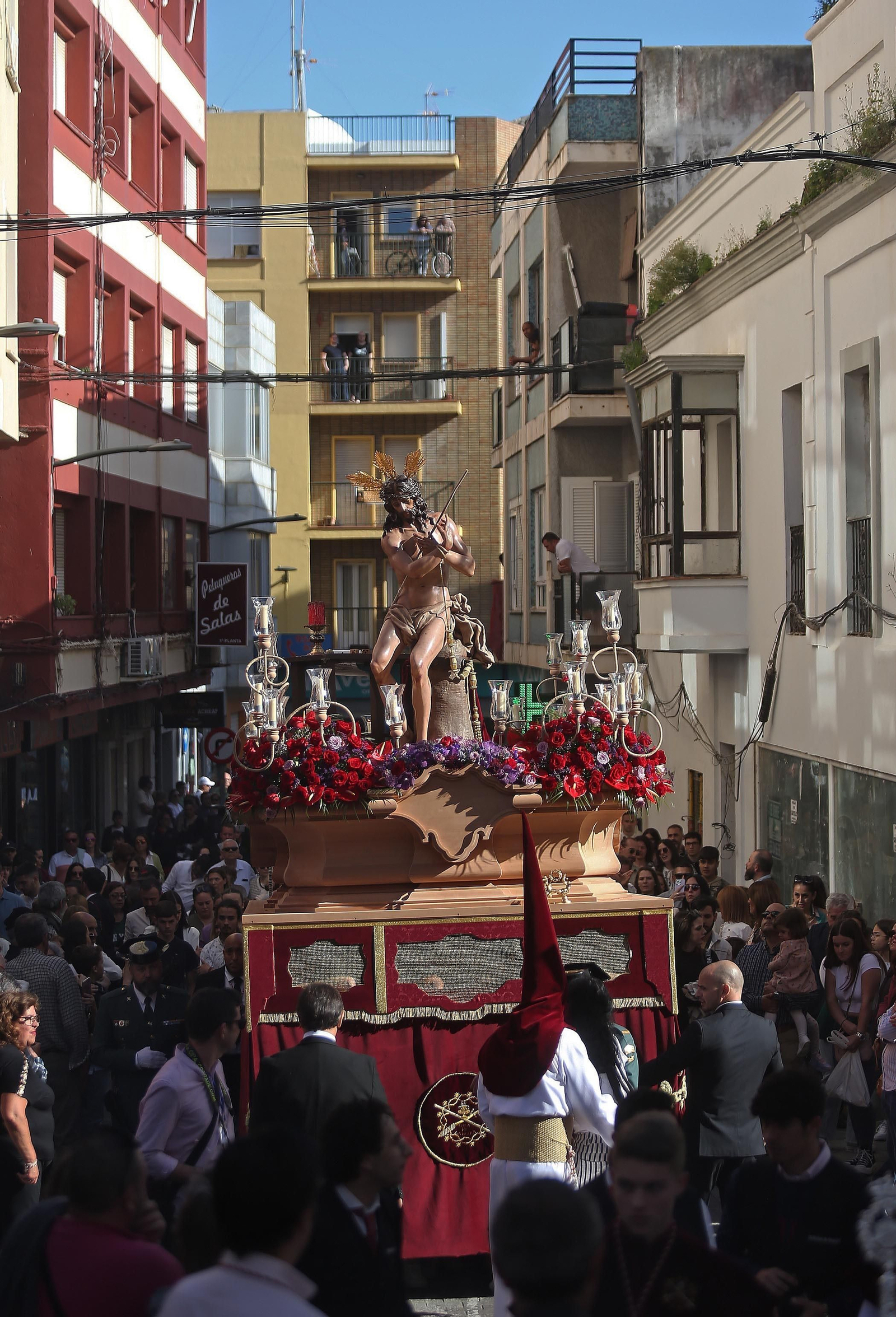 Fotos del Lunes Santo en Algeciras: Coronado de Espinas y La Columna