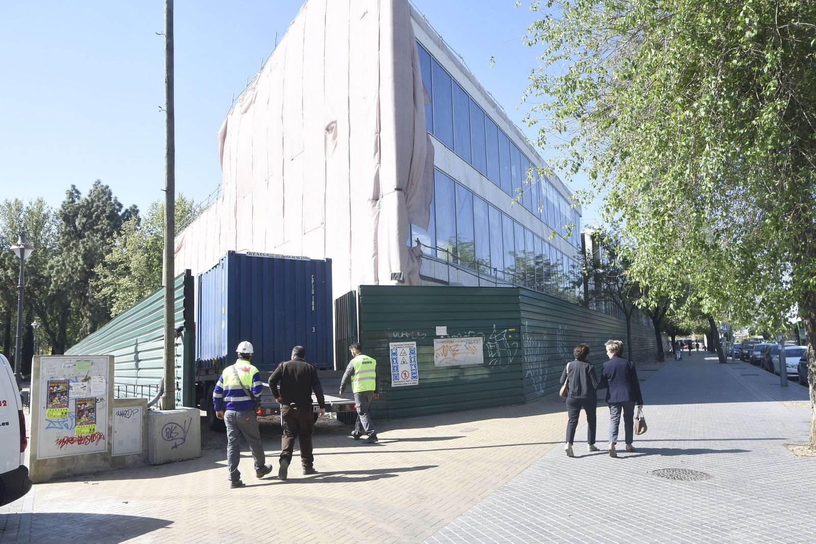 Exterior de la biblioteca del Estado de Córdoba.