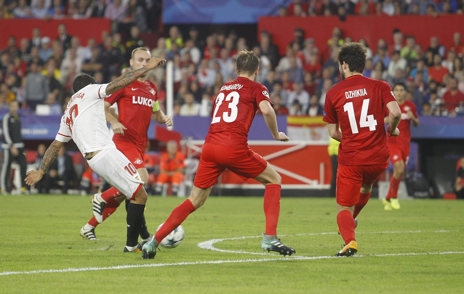 Las imágenes del Sevilla-Spartak