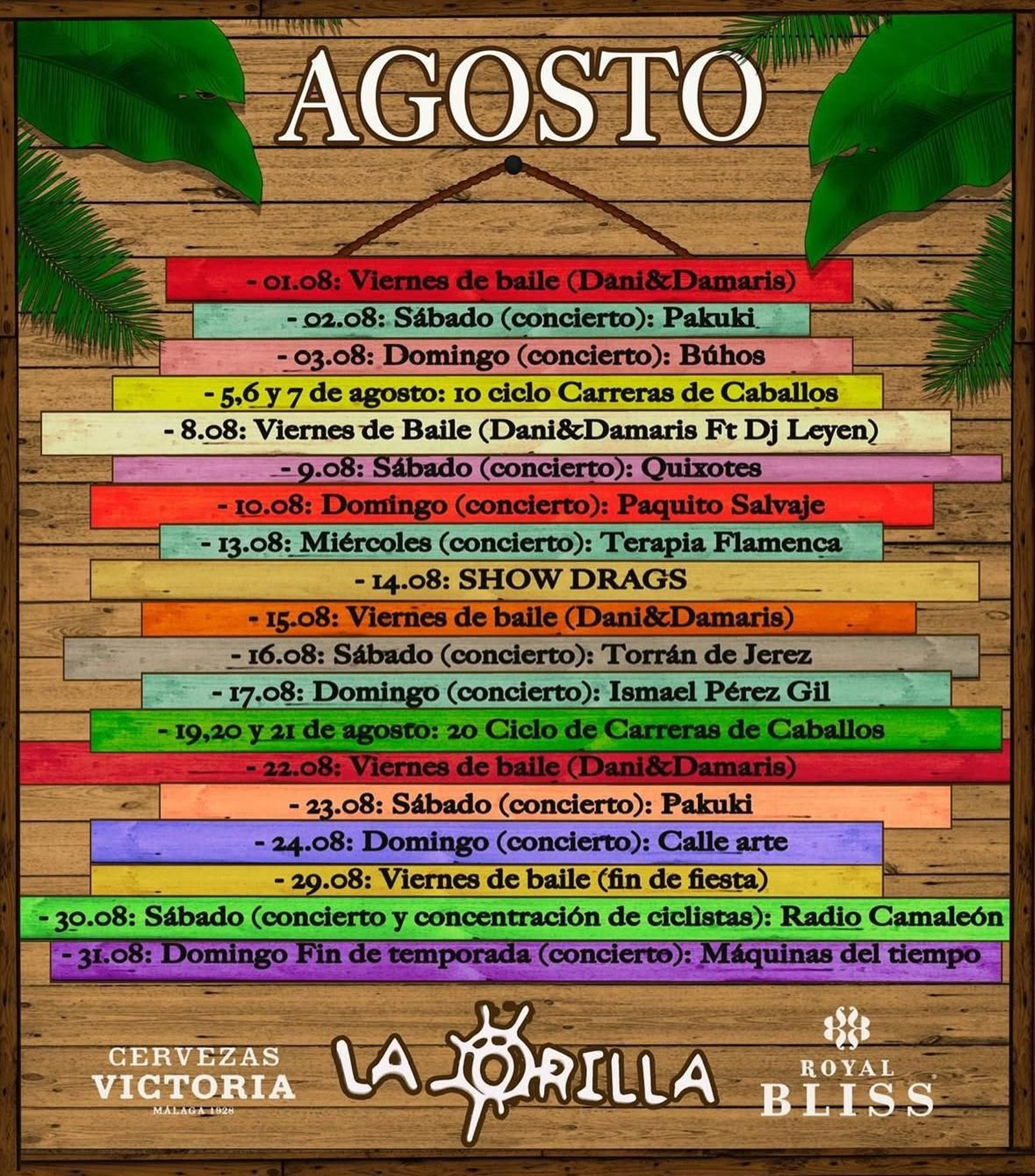 Radio Camaleón y Máquinas del Tiempo, en Chiringuito La Orilla. Sanlúcar.