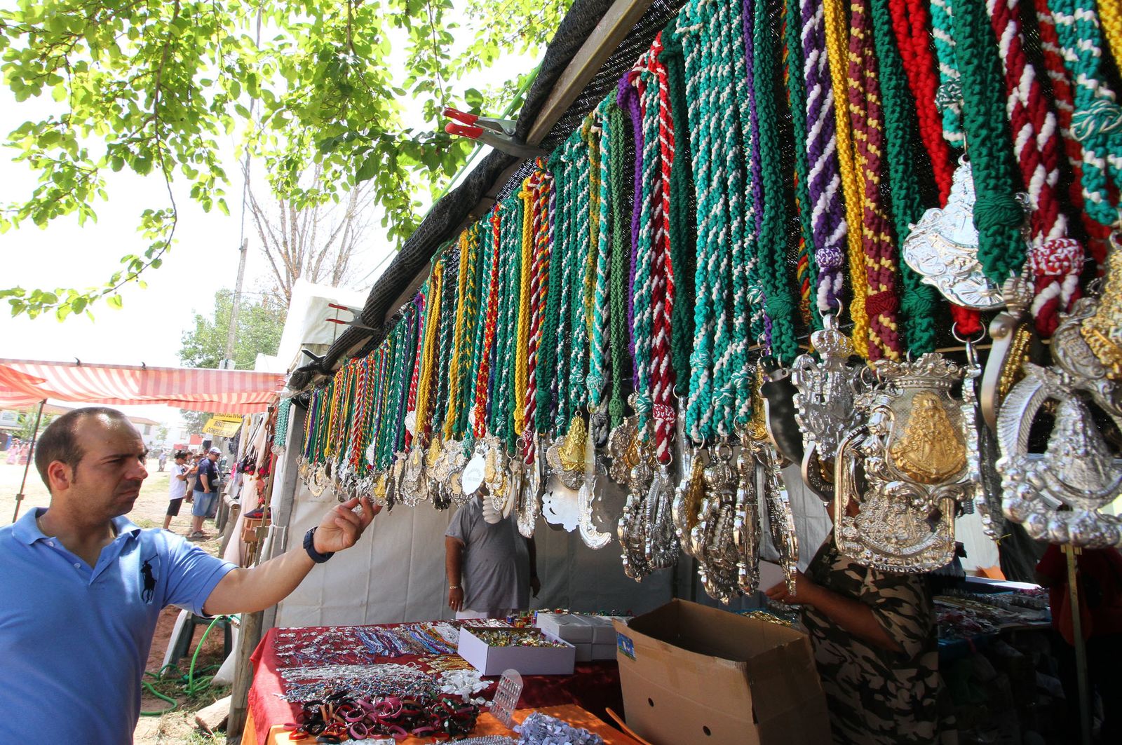 Ambiente en la aldea del Rocío.
