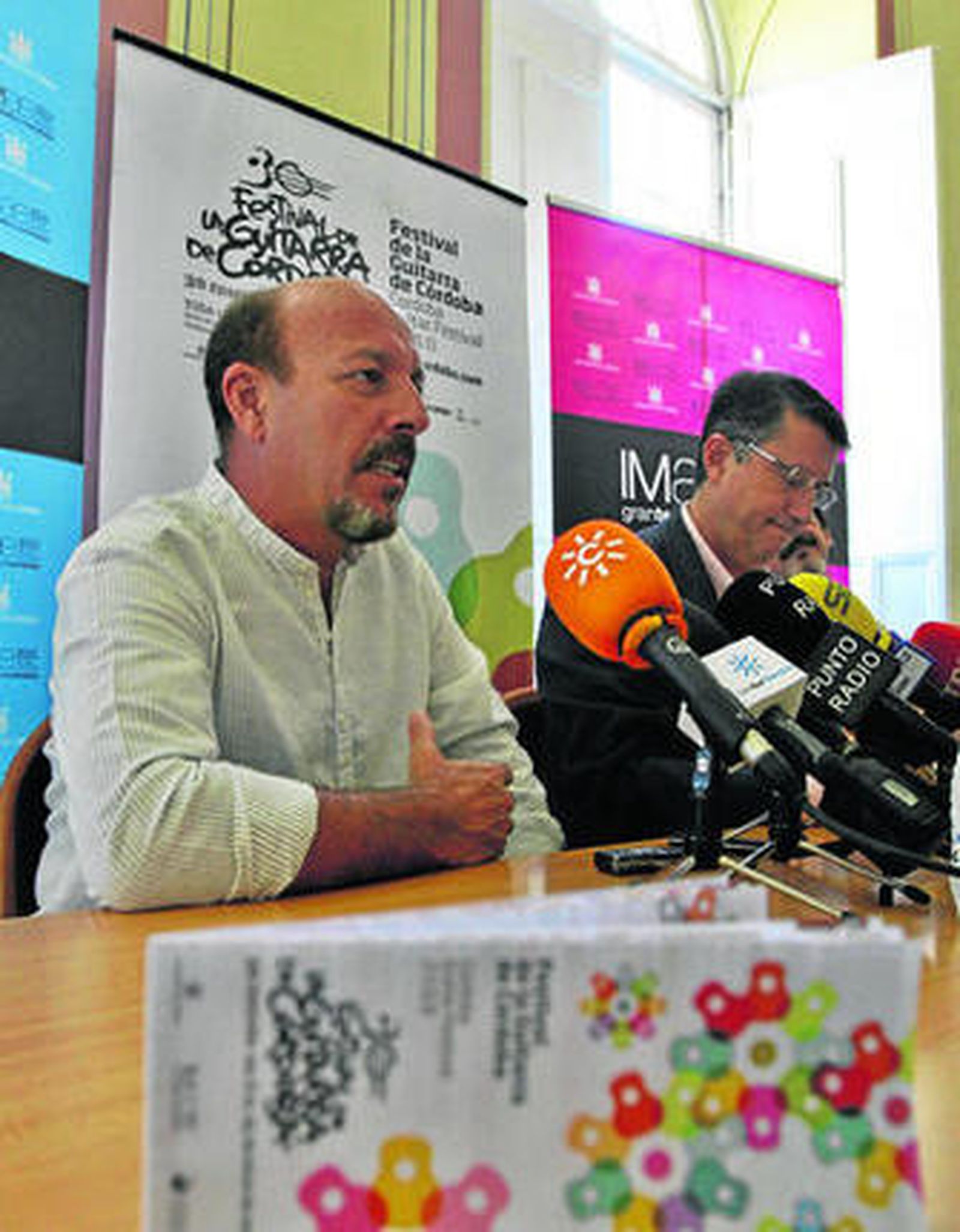 Ruibal, en un momento de su comparecencia ante la prensa.