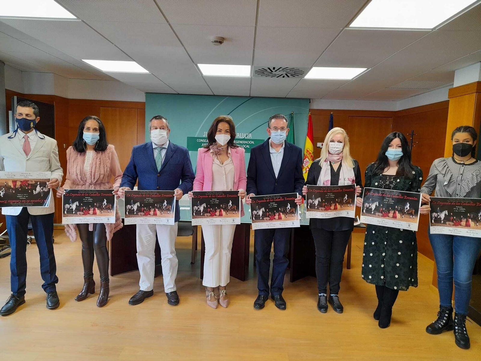 Presentación de 'La leyenda de los caballos errantes'.