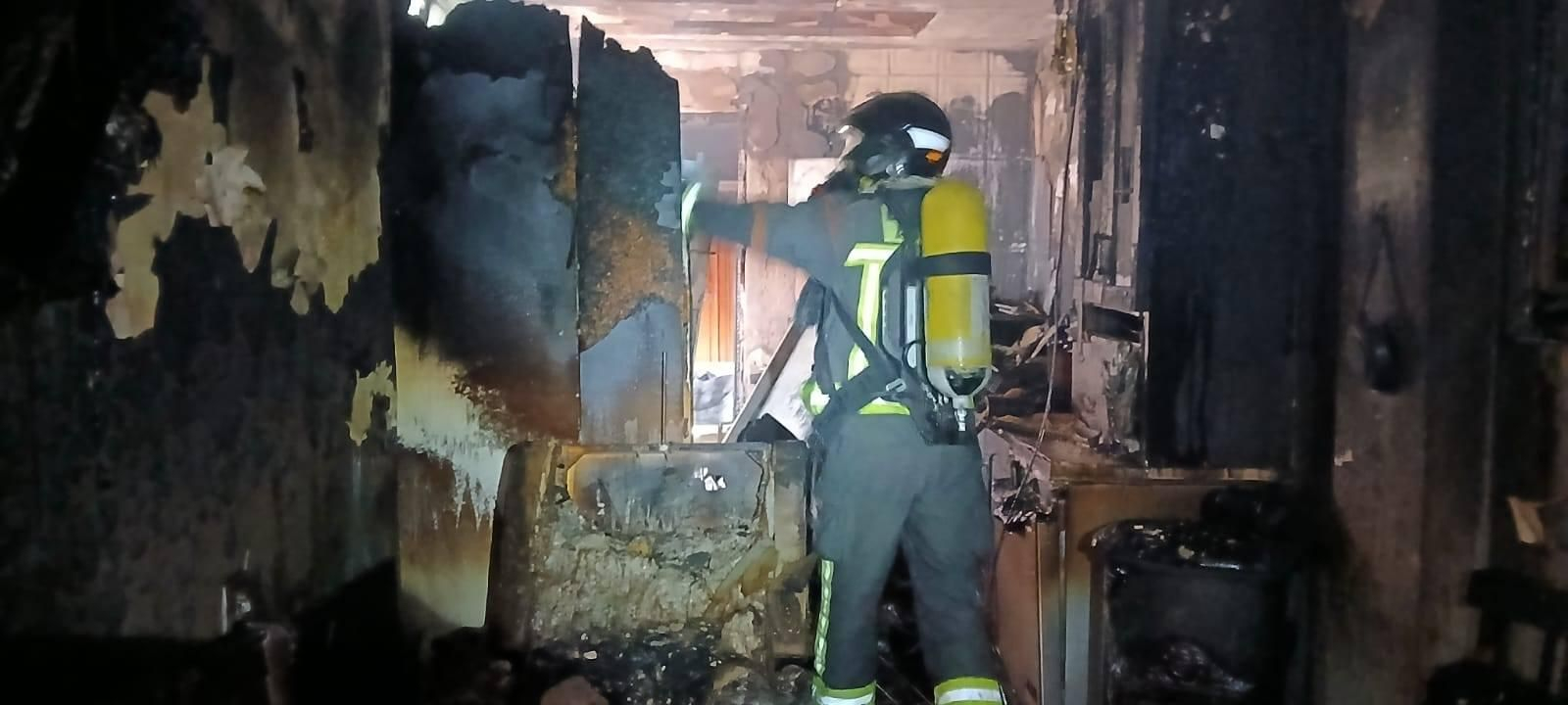Intervención de los Bomberos de Andújar en una imagen de archivo.