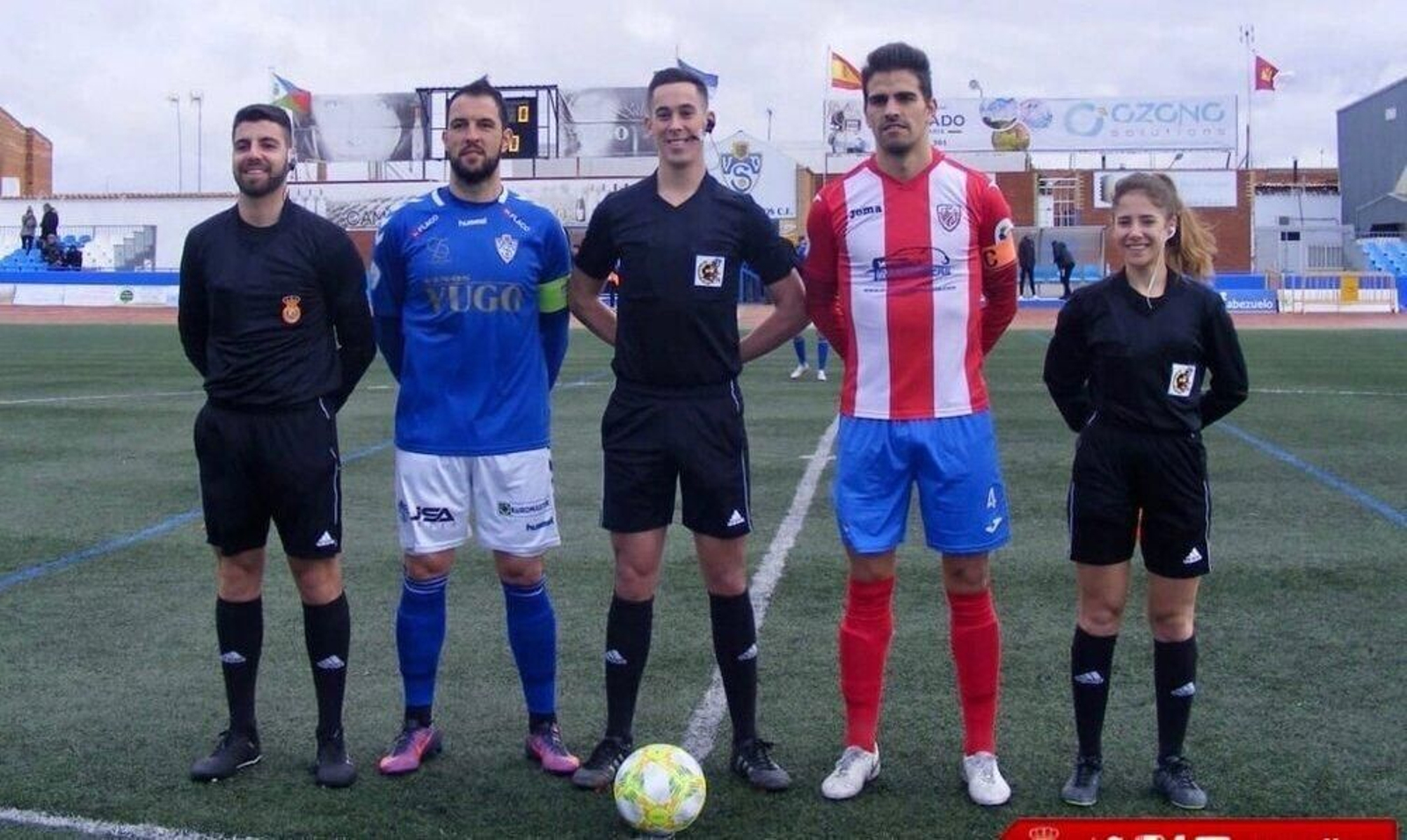 Javier García, en el centro de la imagen.