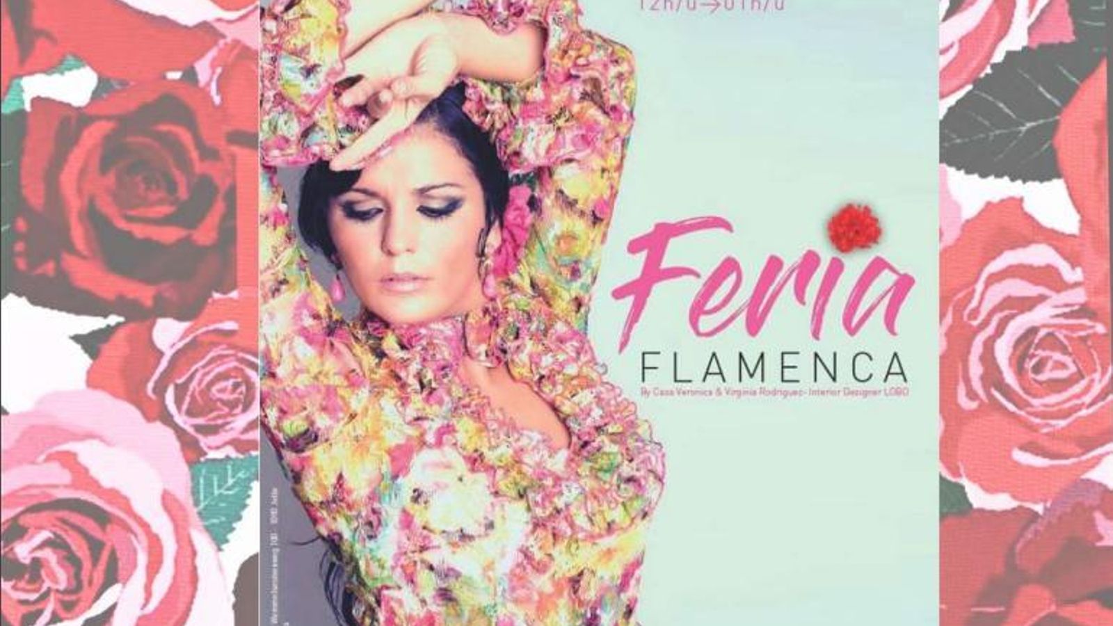 Cartel promocional de la primera Feria Flamenca de Bruselas.