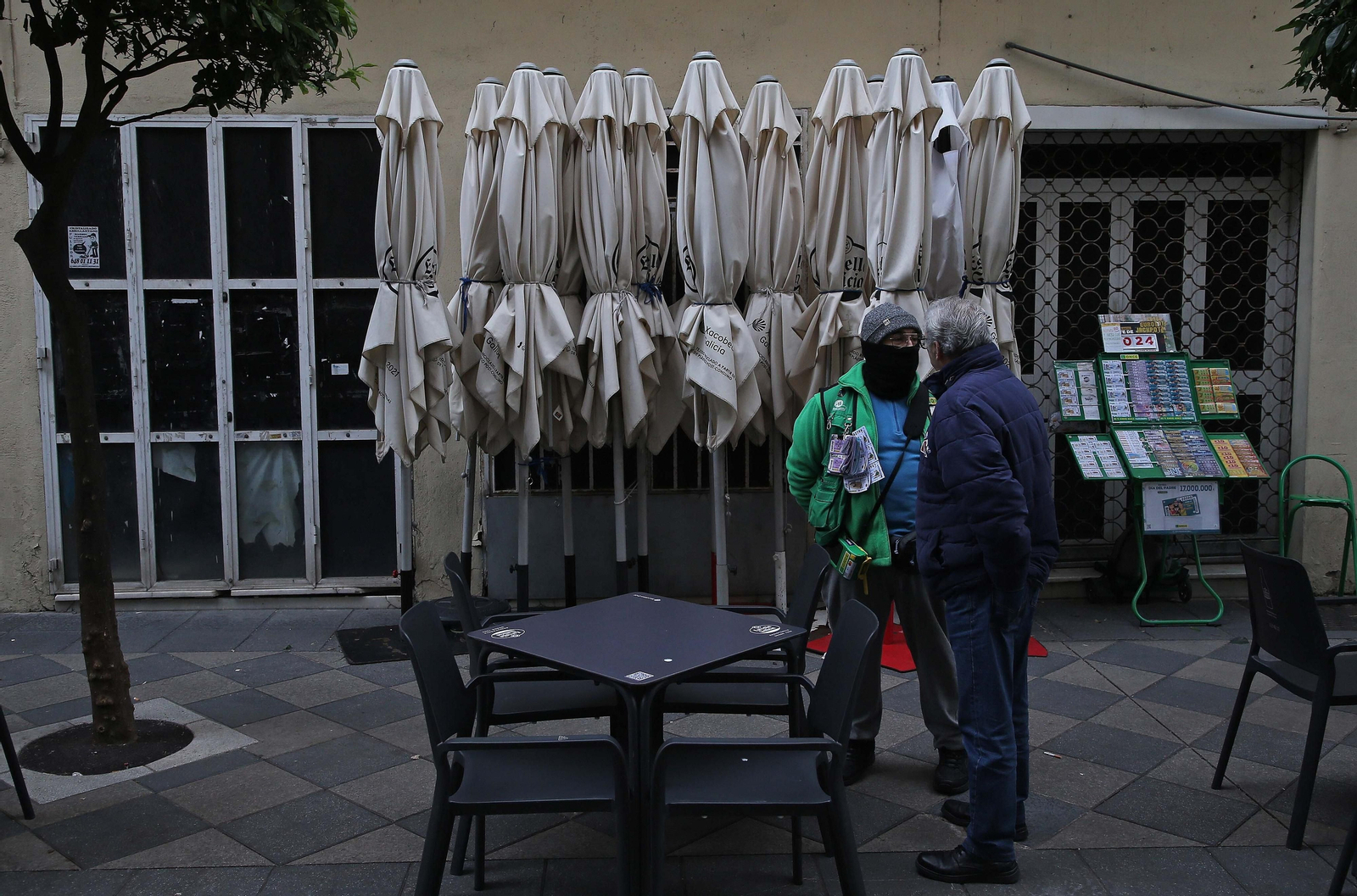 Fotos de los efectos del temporal de viento en Algeciras