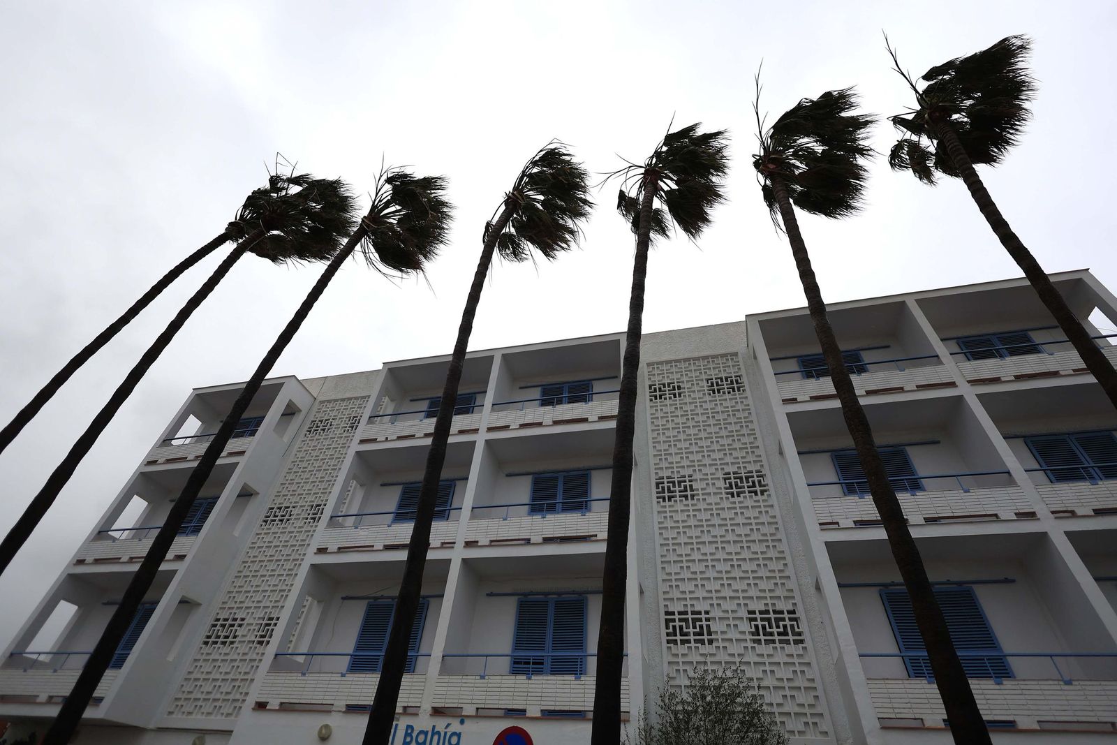 Fotos de los efectos de la borrasca Leonardo en Tarifa, Algeciras y Castellar