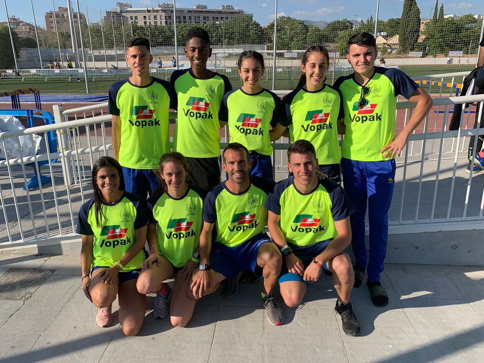 Parte de la expedición algecireña, en Granada.