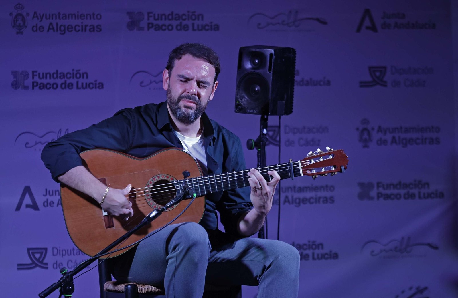 Fotos del concierto de Dani de Morón en el Centro de Interpretación 'Paco de Lucía' de Algeciras