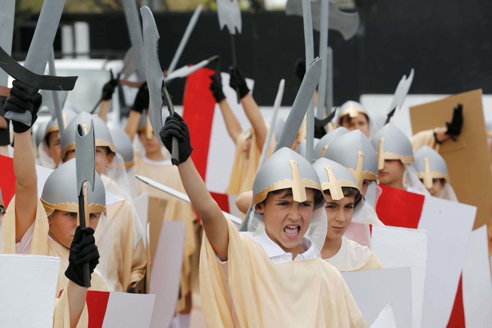 La Batalla de las Navas de Tolosa escenificada por los alumnos de El Romeral
