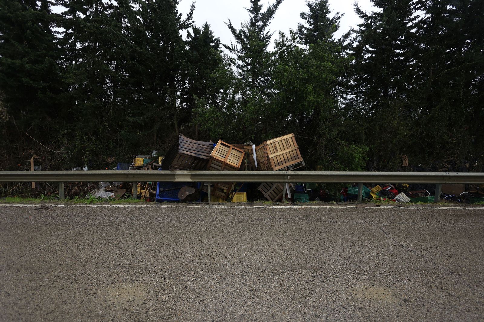 Fotos de San Martín del Tesorillo listo para la evacuación por la borrasca Marta