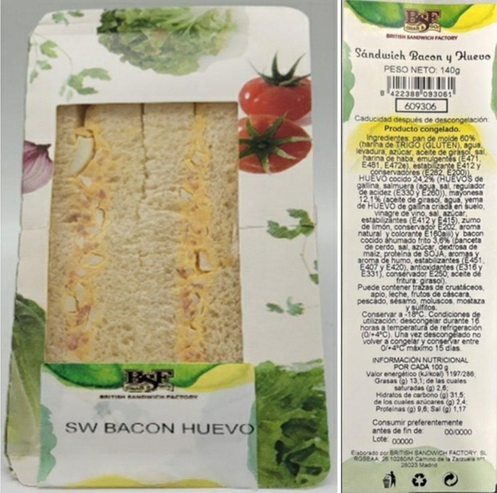 Imagen del sándwich