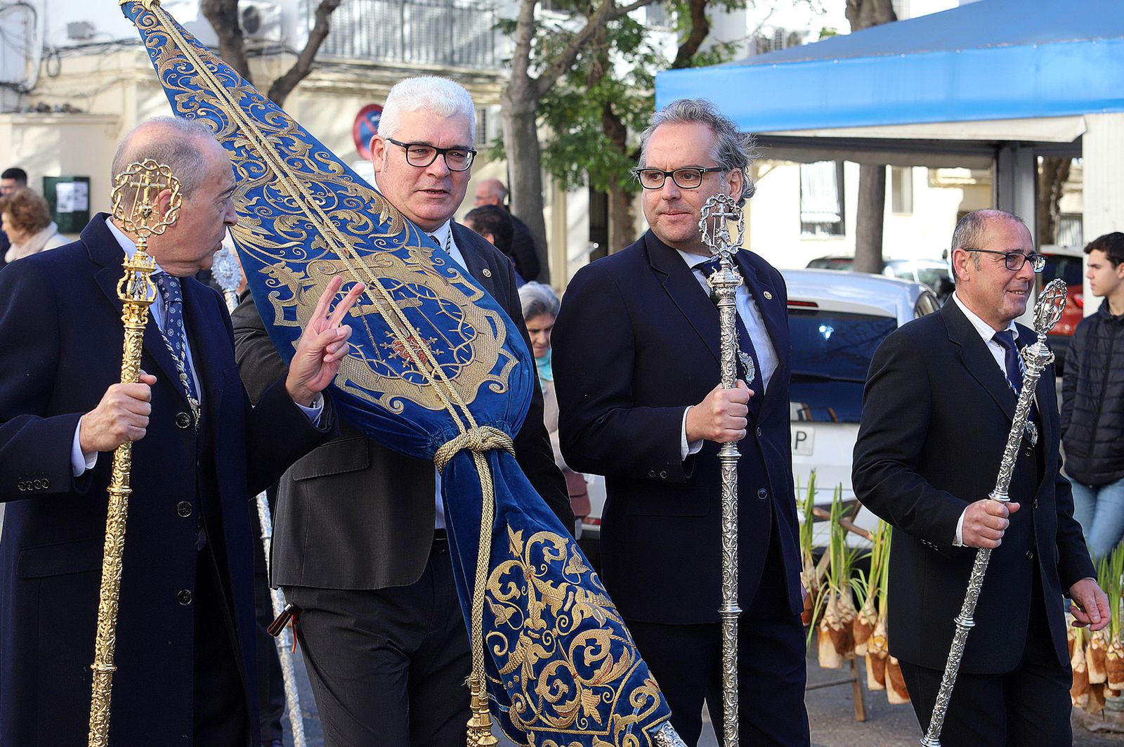 Imágenes de la procesión de San Sebastián en Huelva