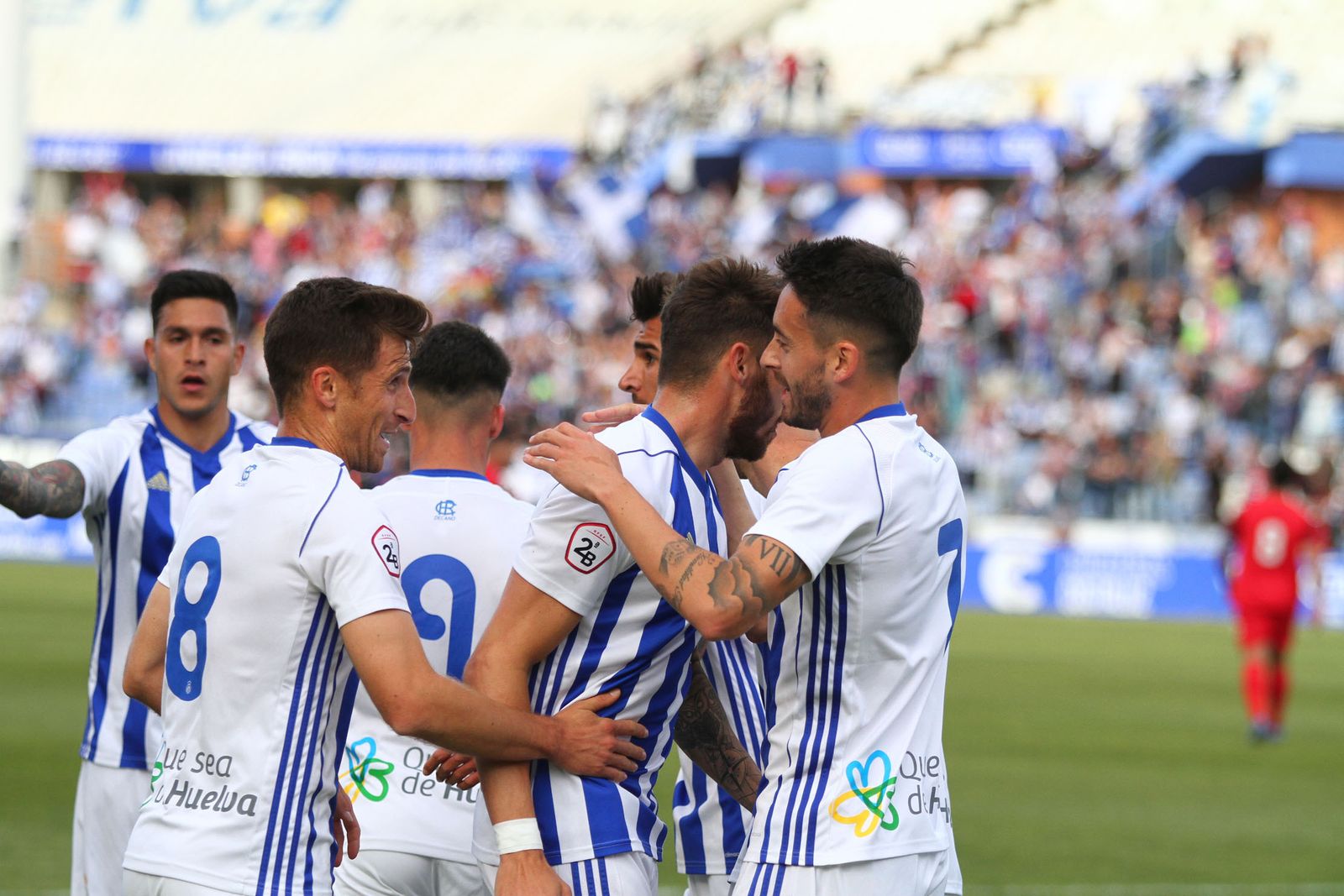 Imágenes del encuentro entre el Recreativo de Huelva y el San Fernando