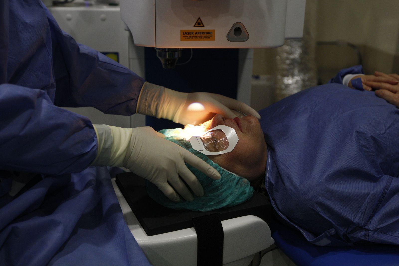 Una intervención de cataratas.