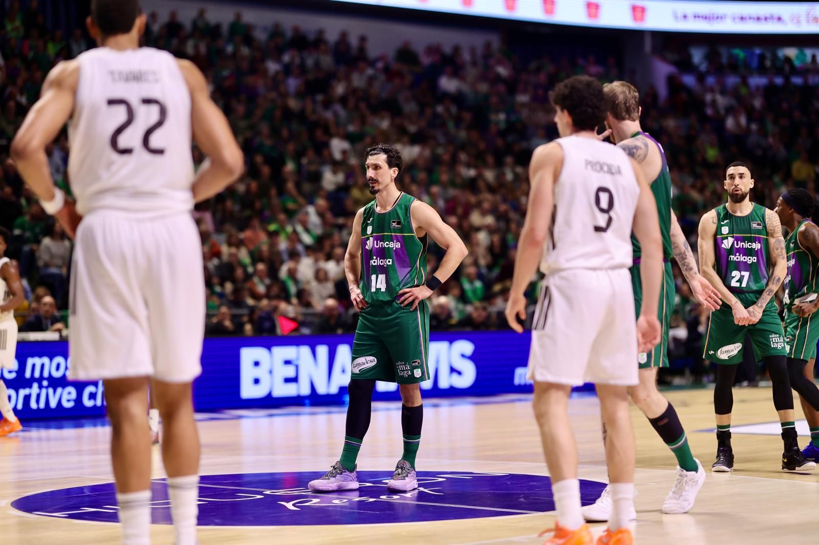 Unicaja-Real Madrid, en fotos